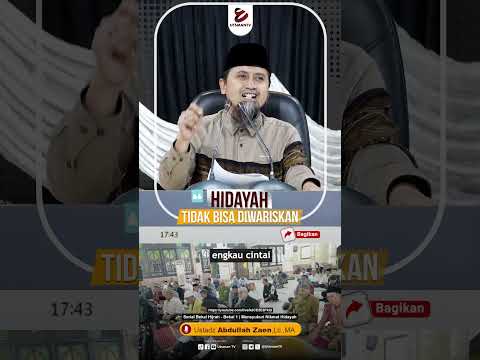 Hidayah Tidak Bisa Diwariskan