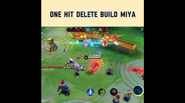 One hit build miya #MLBBCreator #MLBBShinobi #MLBBxNARUTO #NarutoCreatorParty #MLBB