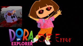 DORA HACKED OUR COMPUTER!! SCARY DORA.EXE HORROR GAME (Dora Error)