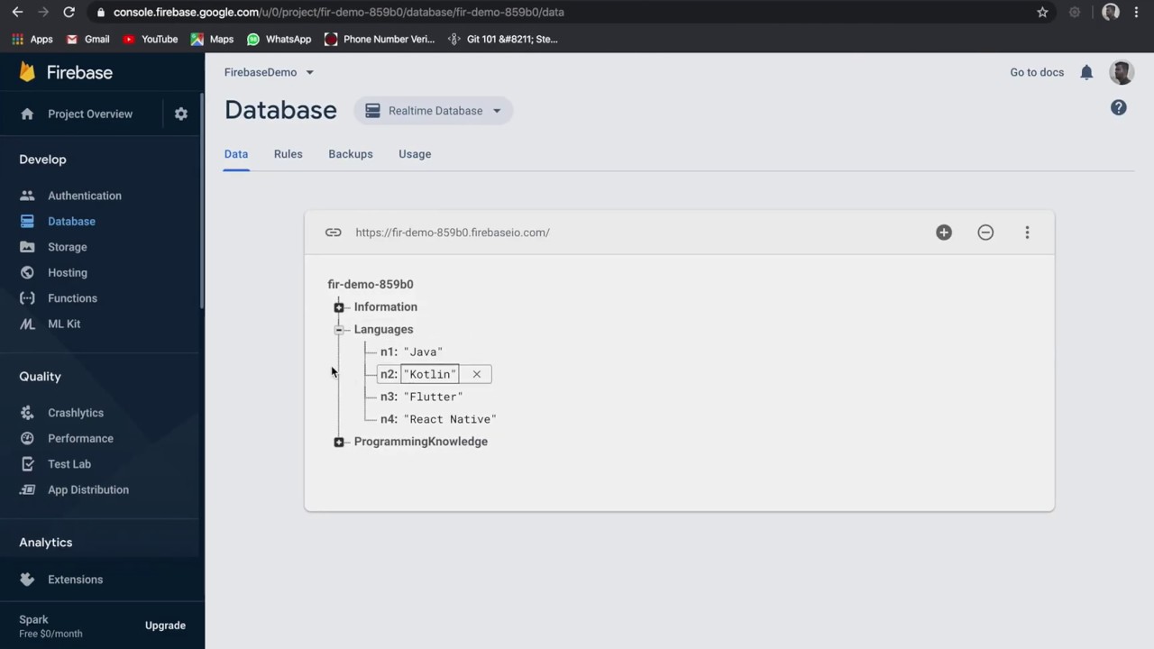 Android Firebase Read Data