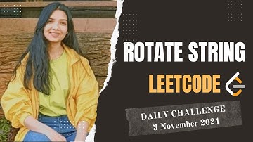 796. Rotate String | Leetcode Daily (POTD) 3 Nov 2024 | Java | Hindi | String