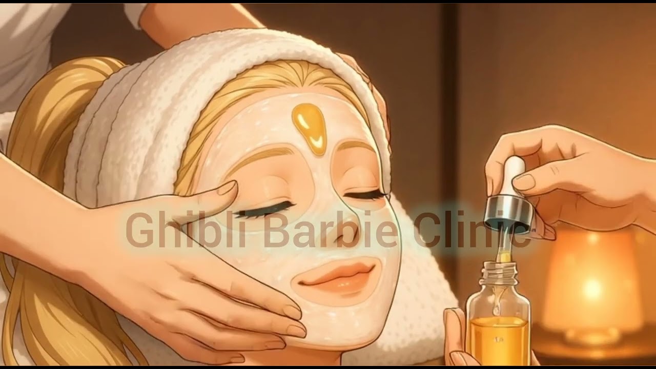 Barbie Facial Spa | Barbie Face Facial Asmr Video Calm And Cozi