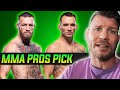 MMA Pros Pick ✅ Conor McGregor vs. Michael Chandler 👊 Part 1