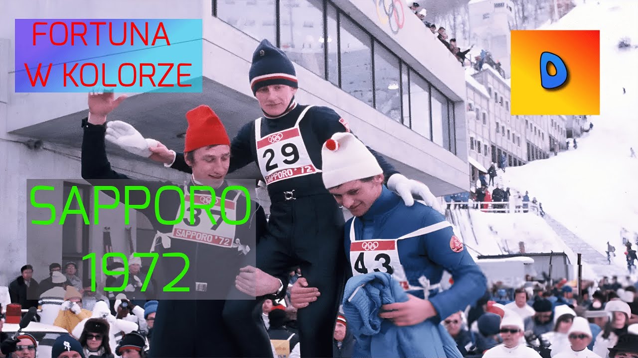 Wojciech Fortuna W Kolorze HD Sapporo 1972 (Skrót Konkursu)
