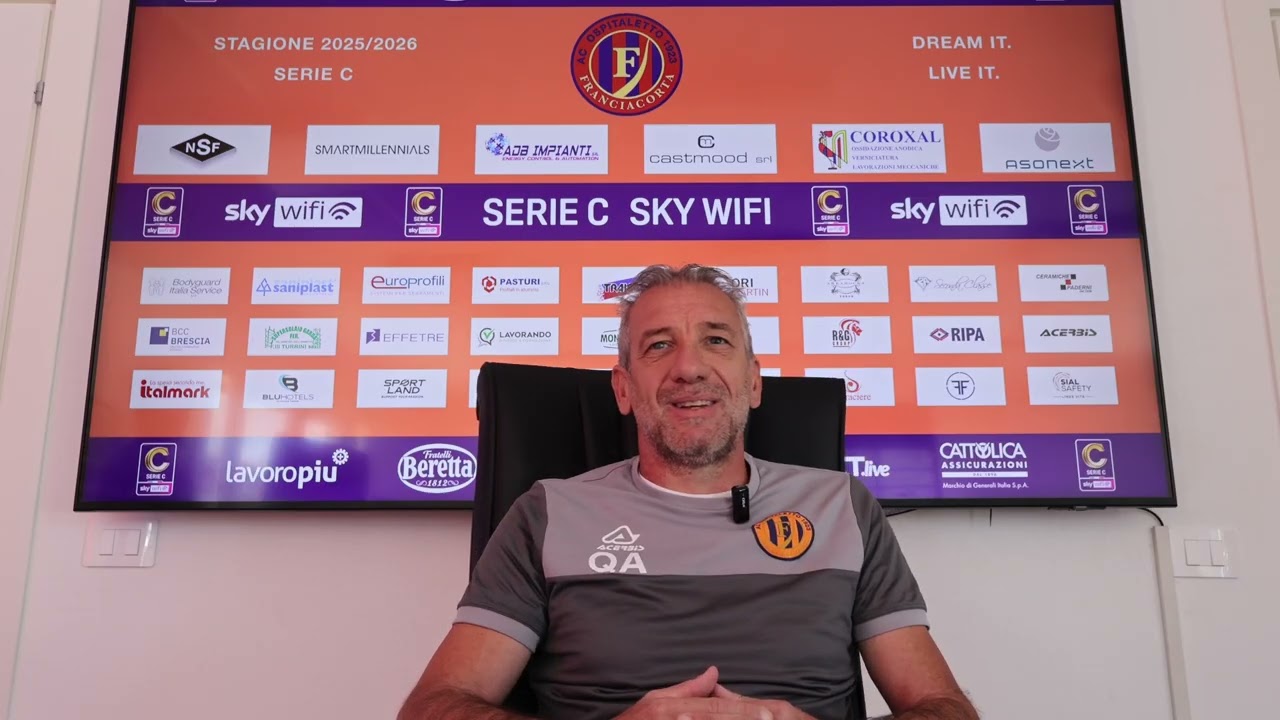 Serie C, Quaresmini (Ospitaletto Franciacorta): «Rispettiamo il Vicenza ma giochiamo senza paura»