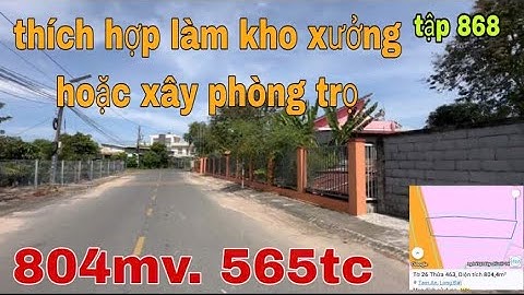 LÔ ĐẤT ĐẸP, THỔ CƯ NHIỀU. MẶT TIỀN ĐƯỜNG NHỰA THÔNG GIÁ QUÁ TỐT CHỈ 4TY050TR