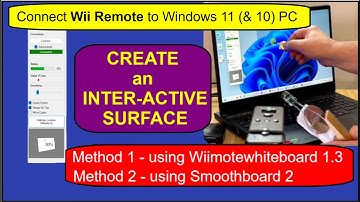 Connect Wii Remote to Windows 11 (or 10) PC & Create interactive whiteboard.