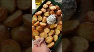 Roasted Garlic Butter Potatoes