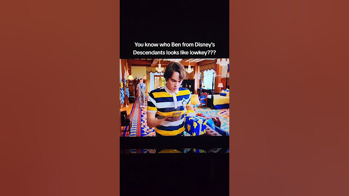Ben from Descendants is literally twins with... 😂 #fyp #funny #descendants #shorts