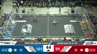 QM85   2023 FIRST Mid Atlantic District Championship