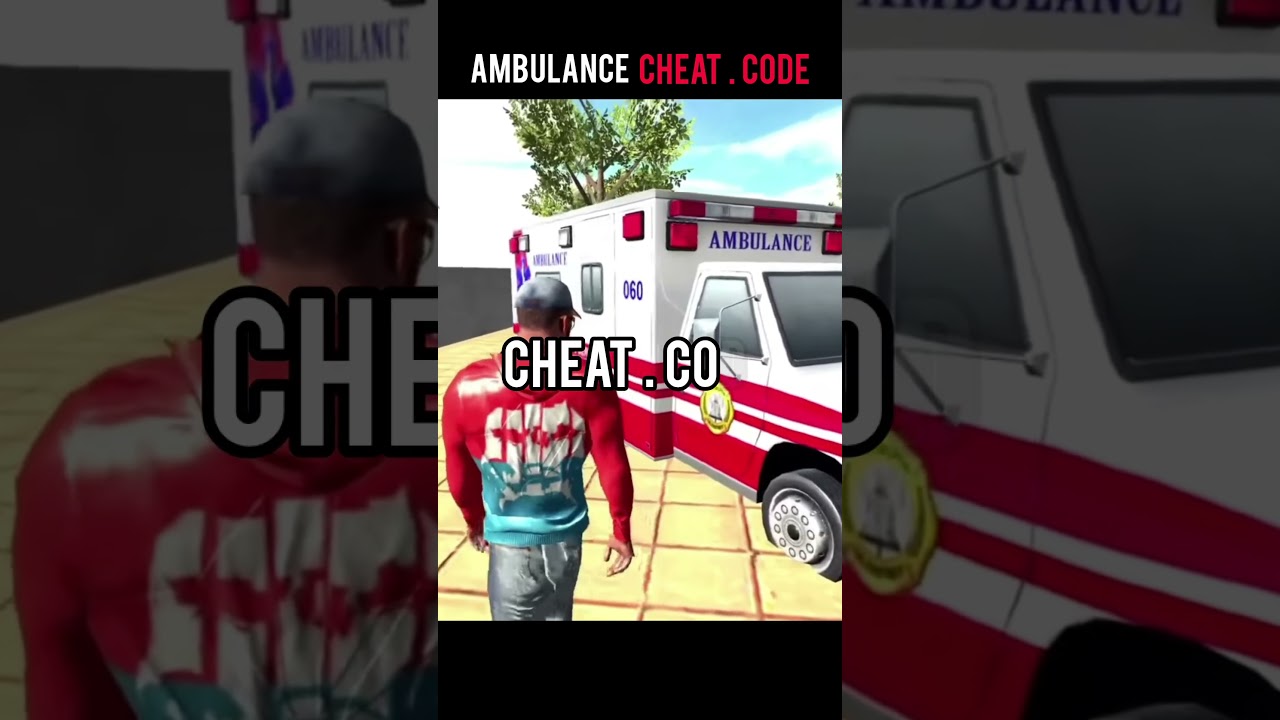 Ambulance Cheat code in indian bike driving 3d|| indian bike driving 3d new update|| 