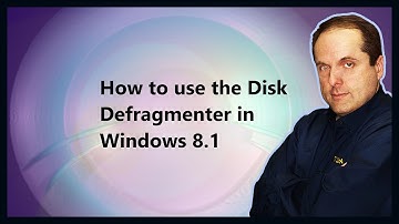 How to use the Disk Defragmenter in Windows 8.1