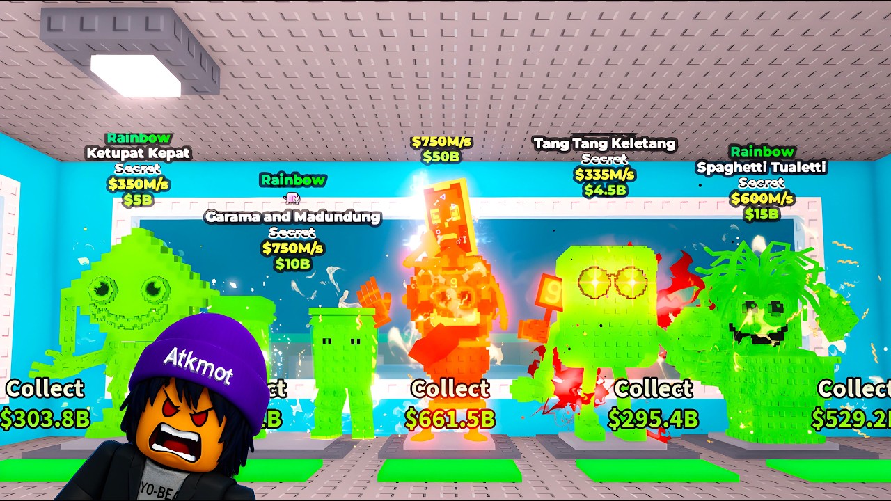 STEALING THE BEST ITEMS EVER DURING ADMIN ABUSE + HUGE UPDATE! Steal a Brainrot ROBLOX!