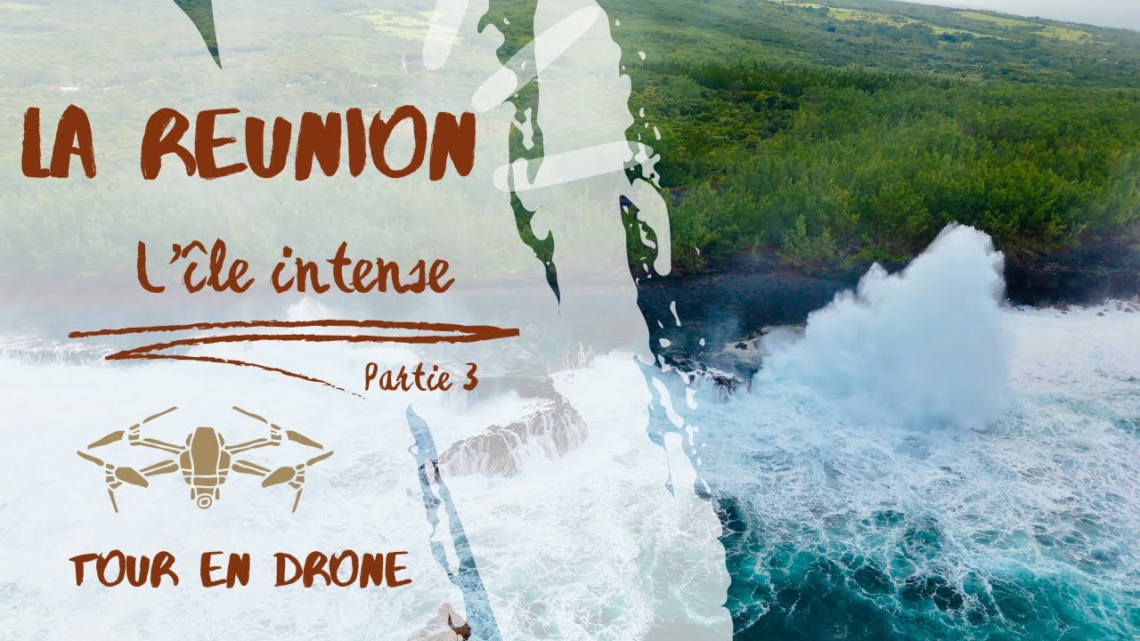 Incroyable rencontre avec une baleine à La Réunion ! Drone île de La Réunion - France (partie 3)