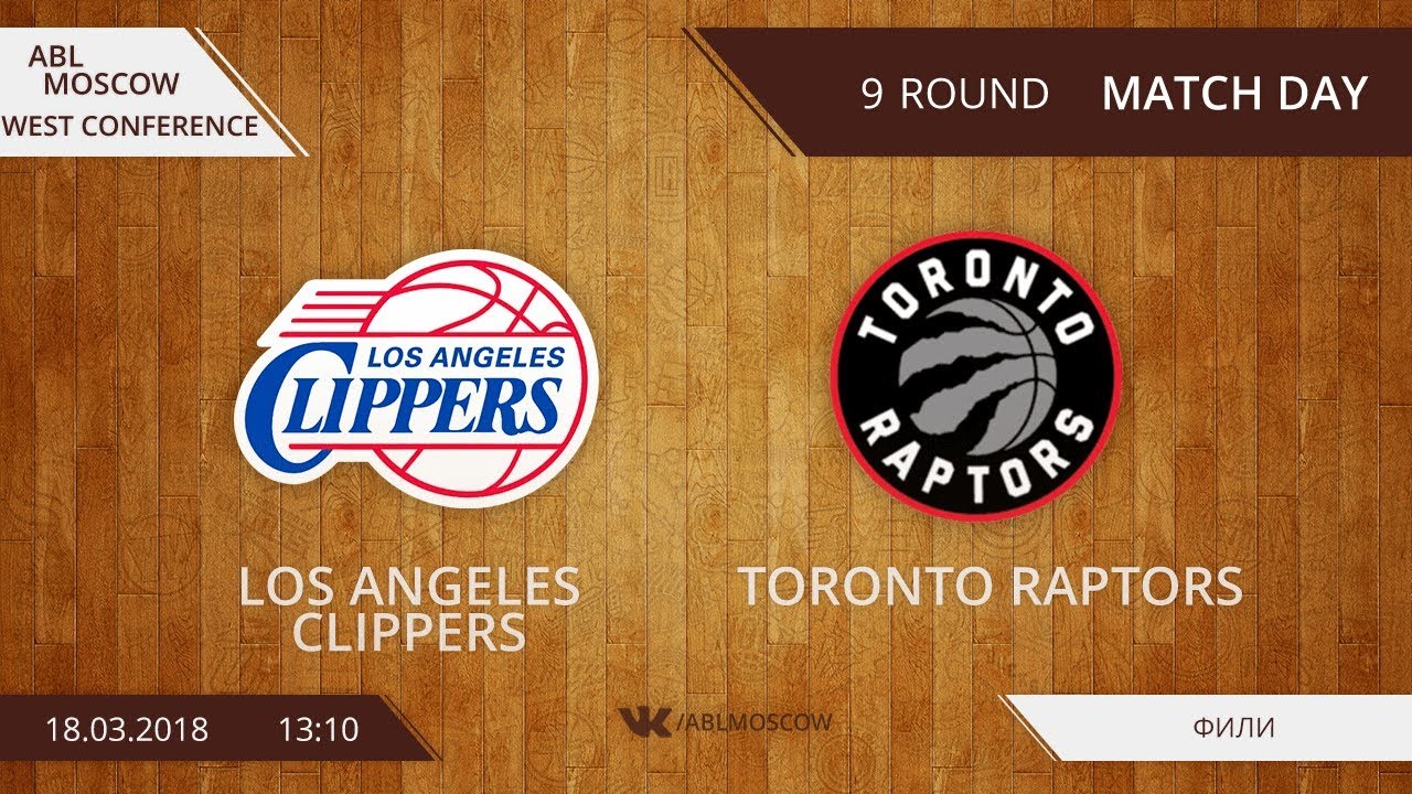 LOS ANGELES CLIPPERS - TORONTO RAPTORS basketball stars