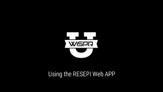 How To Operate Resepi Lidar With The Resepi Web App