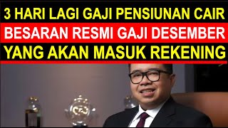 Breaking news on the official amount of civil servant pension disbursement on December 1, 2025