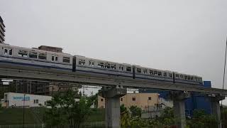 1000系大阪モノレール彩都線万博記念公園行(彩都西～豊川) Series 1000 Osaka Monorail for Expo Memorial Park at Saito-Nishi