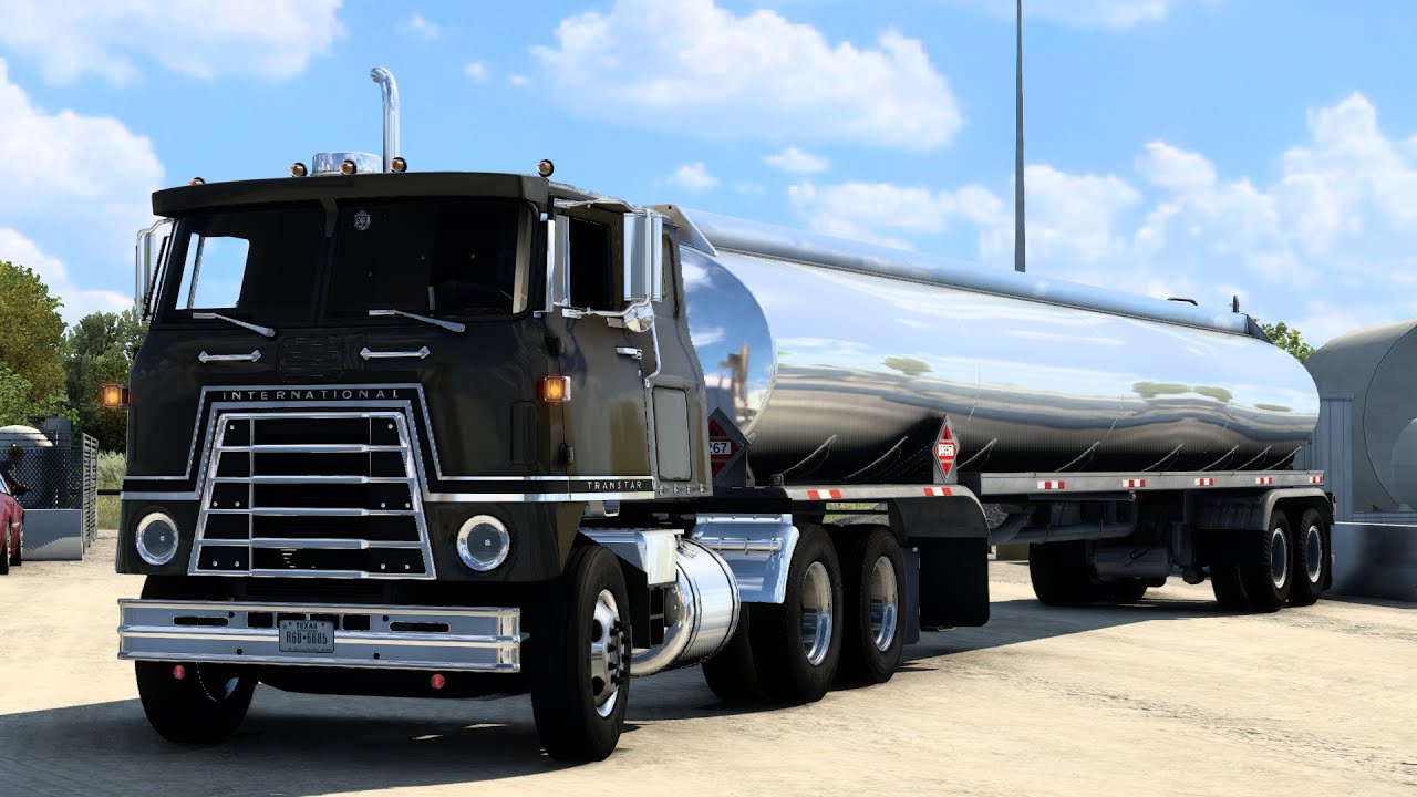 ATS 1.48 international transtar cummins T1 oil tanker - YouTube
