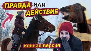 Правда или Действие В КОНЮШНЕ // Конная Версия