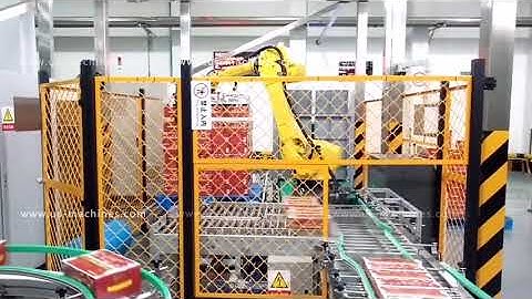 Automatic carton box heavy loading type palletizing machine box palletier