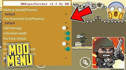 how to make a own mod menu of mini militia