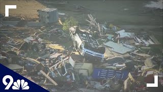 RAW: Tornado damage in Weld County