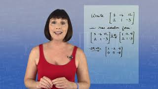 Math Bytes w/ Allison: Elementary Row Operations