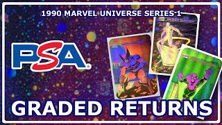 PSA GRADED MY HOLOGRAMS! Returns from the 1990 Marvel Universe Series 1 Vintage Cards #marvel