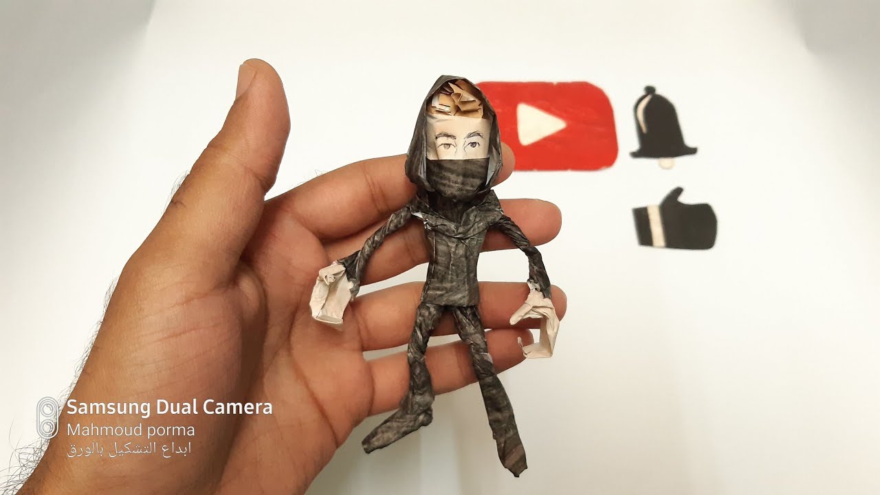 how to make paper man Alan walker Without glue ( Mahmoud porma ) - YouTube