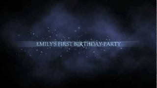 Emily's First Birthday Party Invitation Trailer