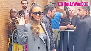 Celebrity Jessica Alba Is Super Sweet & Makes Time For All Her Loyal Fans While Stopping By 'The View' In N.Y. Net Worth