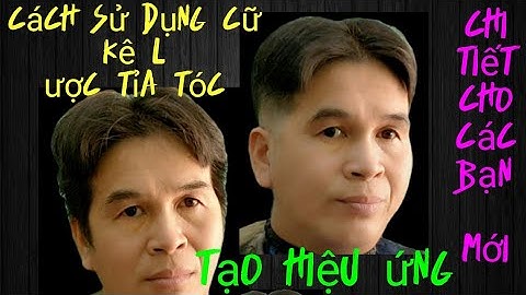 Cách sử dụng cữ/kê lược Tỉa Tóc Có Hiệu ứng Chi Tiết Cho Các Bạn Mới/Kiểu Tóc 2 Mái trắng chân thấp