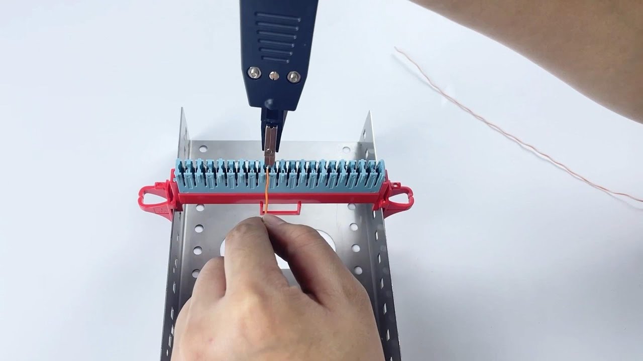 How to Install the 10 pairs STG connection module ? - YouTube