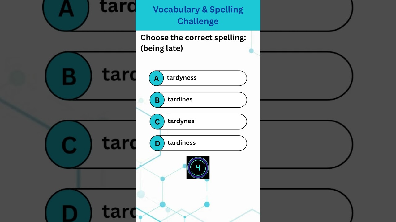 Q14, P3 Vocabulary & Spelling Challenge🏆 | MCQ with Answer | Fun Quiz for Kids