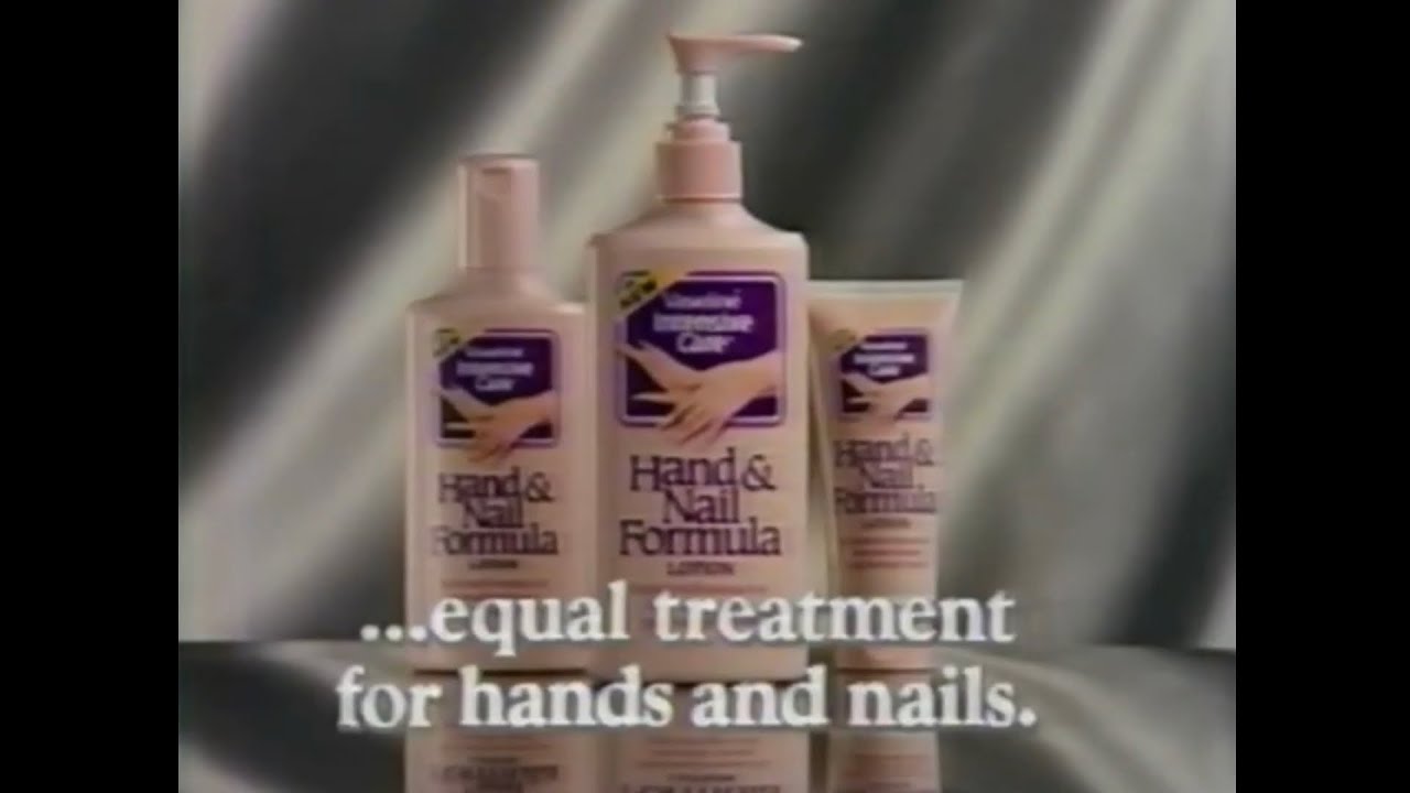 1988 Vaseline Intensive Care Hand & Nail Formula Commercial 