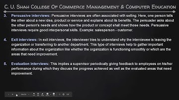 B.C.A SEM-1 COMMUNICATION SKILL U3 PART V BY PROF. BHARTI PARMAR