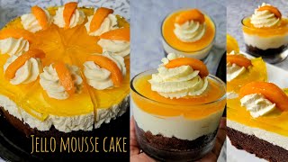 Jello Mousse Cake රස පහස අතරපසක Yummy And Easy Dessertjello Cakemousse Cake