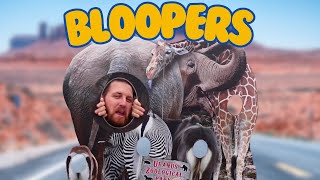 Hilarious Bloopers + Bonus Content from our USA Trip!