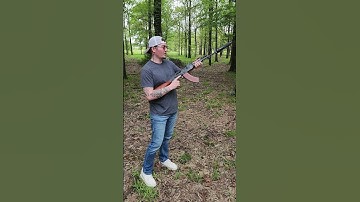 Russian AK with AK silencer and 255 grain Hornady Subsonic