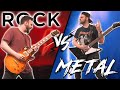 Ultimate guitar riffs battle rock vs metal