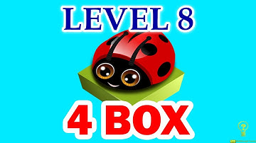 Sokoban Garden 3D Level 8 ( 4 Box ) - Best Solution