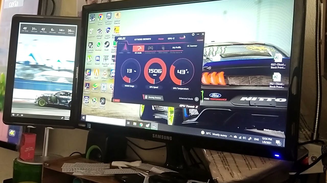 guna tablet lama as second monitor, spacedesk. use old tablet as second