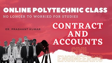 Contracts_and_accounts_syllabus.  #civil_engineering. #diploma (unit 1)