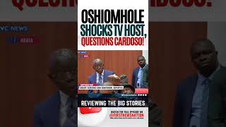 Senator Adams Oshiomhole shocked TV Host and opposed Cardoso in Senate shorts shortsvideo