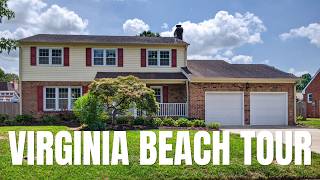 VIRGINIA BEACH HOUSE TOUR, Living in Coastal Virginia. Real Estate Investing!
