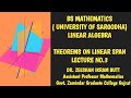 Lecture # 3 | Linear Algebra | BS Maths | 2nd semester UOS | Vector Space | Theorems on Linear Span