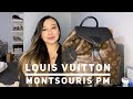 Louis Vuitton New 2020 Monogram Noir Montsouris PM Backpack