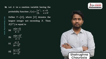 IIT JAM STATISTICS 2022 - Q.16 | Question Discussion | Dips Academy
