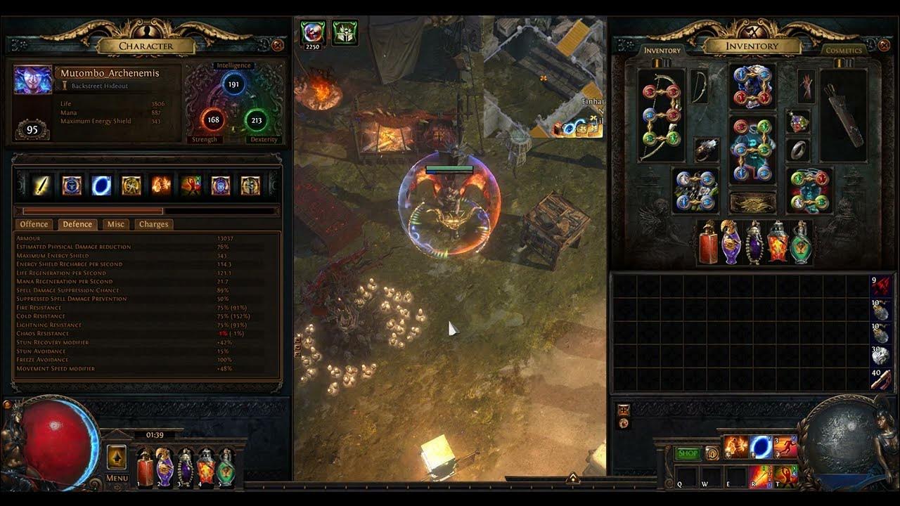 PoE 3.20 My Explosive Arrow (Ballista Totems Wich) Build! YouTube